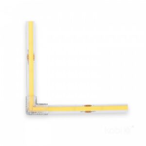Savienotājs stūra (L) COB LED lentei 8mm | WATTpro