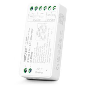 Receiver MiBoxer LC2-RF for LED strips, MONO/CCT, 2 wires, 10 A