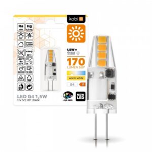 LED spuldze Kobi G4 2W 3000K | WATTpro
