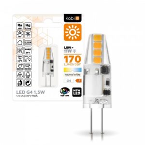 LED spuldze Kobi G4 2W 4000K | WATTpro