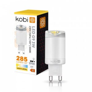 LED spuldze Kobi G9 3W 3000K | WATTpro