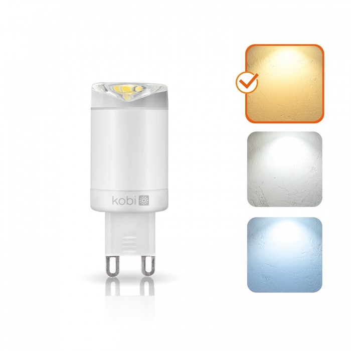 LED spuldze Kobi G9 3W 3000K