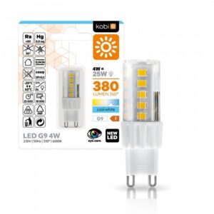 LED spuldze Kobi G9 4W 3000K | WATTpro