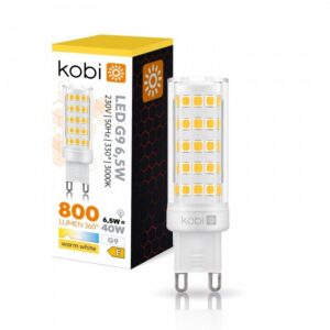 LED spuldze Kobi G9 65W 3000K | WATTpro