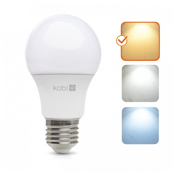 LED spuldze Kobi E27 10W 3000K