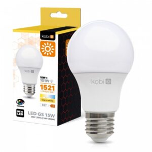 LED spuldze Kobi E27 15W 3000K | WATTpro