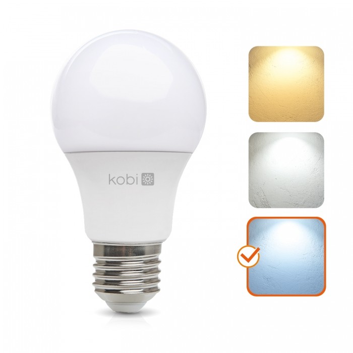 LED spuldze Kobi E27 7W 6000K