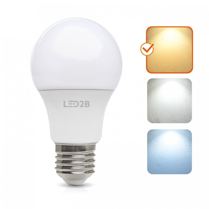 LED spuldze Kobi E27 9W 3000K LED2B