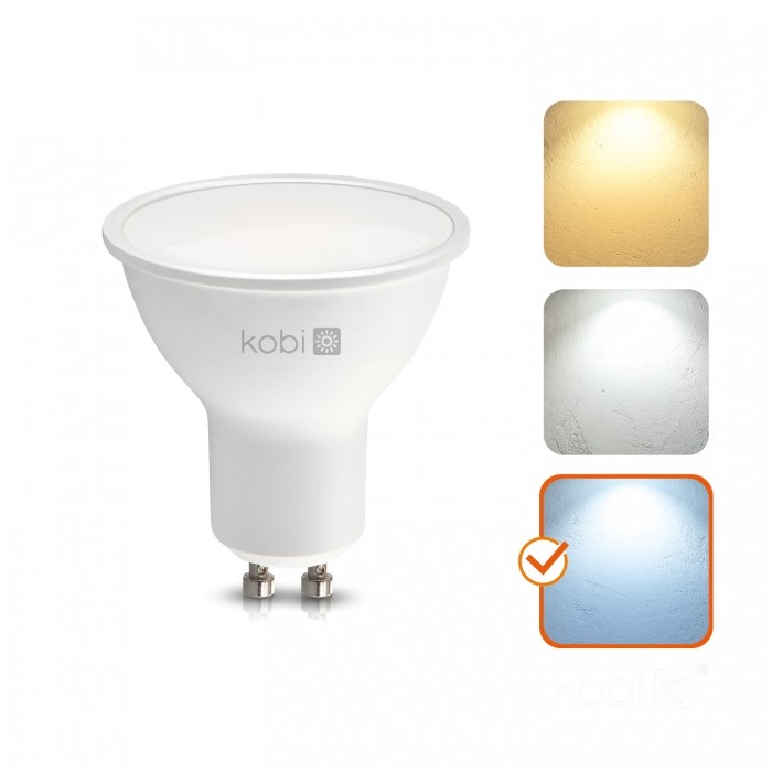 LED spuldze Kobi GU10 1W 6000K