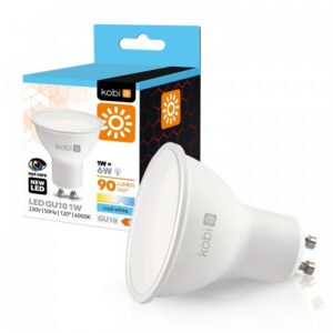 LED spuldze Kobi GU10 1W 6000K | WATTpro