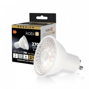LED spuldze Kobi GU10 3W 4000K Premium | WATTpro