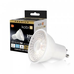 LED spuldze Kobi GU10 3W 6200K Premium | WATTpro