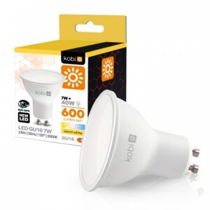 LED spuldze Kobi GU10 7W 3000K | WATTpro