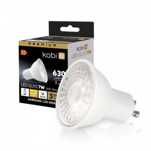 LED spuldze Kobi GU10 7W 3000K Premium | WATTpro