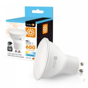 LED spuldze Kobi GU10 7W 6000K | WATTpro