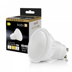 LED spuldze Kobi GU10 9W 3000K Premium | WATTpro