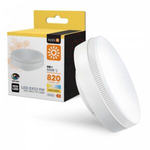LED spuldze Kobi GX53 9W 3000K | WATTpro