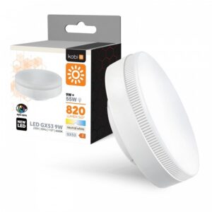 LED spuldze Kobi GX53 9W 4000K | WATTpro