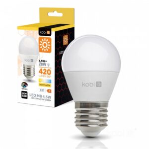 LED spuldze Kobi E27 5W 3000K | WATTpro