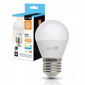LED spuldze Kobi E27 5W 6000K | WATTpro