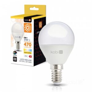 LED spuldze Kobi E14 6W 3000K | WATTpro