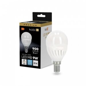 LED spuldze Kobi E14 9W 6000K Premium | WATTpro