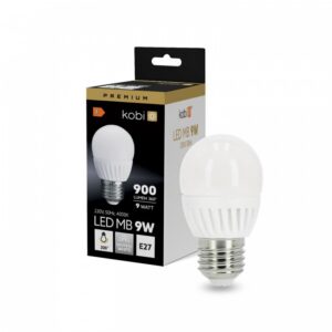 LED spuldze Kobi E27 9W 4000K Premium | WATTpro