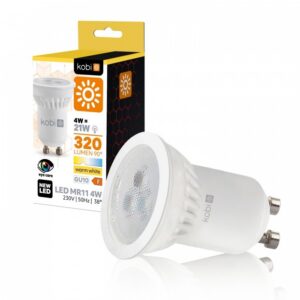 LED spuldze Kobi GU10 4W 3000K | WATTpro
