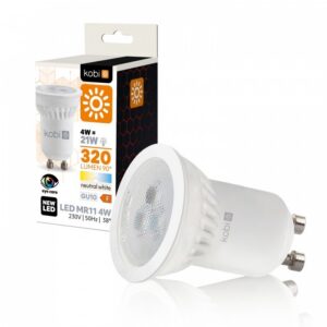 LED spuldze Kobi GU10 4W 4000K | WATTpro