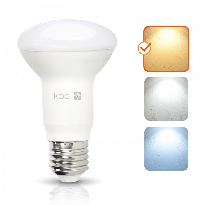 LED spuldze Kobi E27 8W 3000K