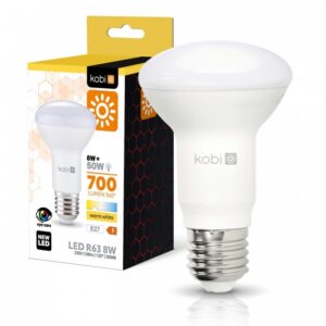 LED spuldze Kobi E27 8W 3000K | WATTpro