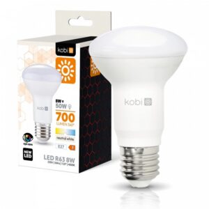 LED spuldze Kobi E27 8W 4000K | WATTpro