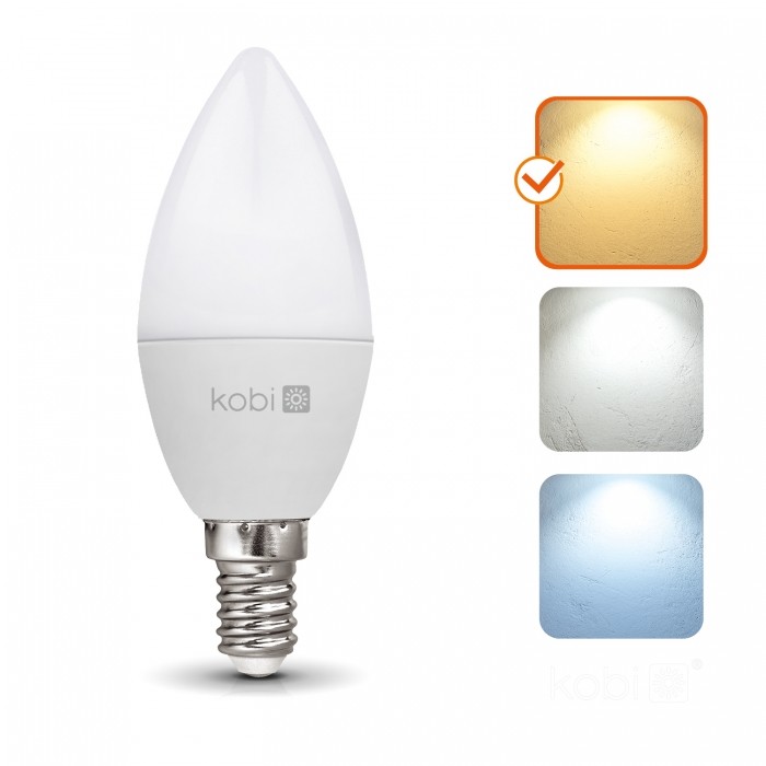 LED spuldze Kobi E14 3W 3000K