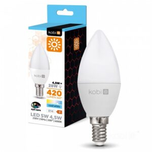 LED spuldze Kobi E14 45W 6000K | WATTpro