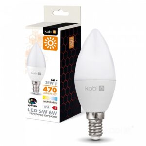 LED spuldze Kobi E14 6W 4000K | WATTpro