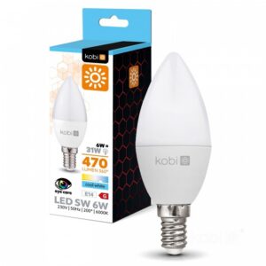 LED spuldze Kobi E14 6W 6000K | WATTpro