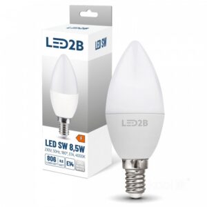 LED spuldze Kobi E14 9W 4000K LED2B | WATTpro