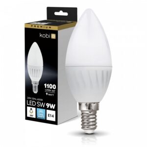 LED spuldze Kobi E14 9W 6000K Premium | WATTpro