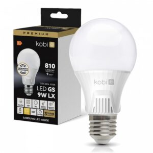 LED spuldze Kobi E27 9W 3000K Premium | WATTpro