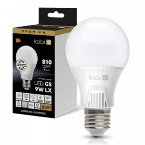 LED spuldze Kobi E27 9W 4000K Premium | WATTpro