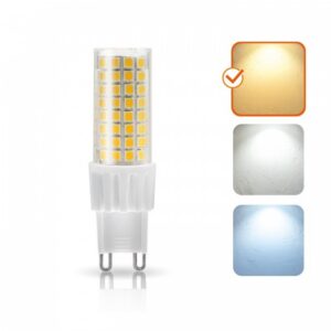LED spuldze Kobi G9 6W 3000K | WATTpro