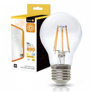 LED filamenta spuldze Kobi E27 7W 3000K | WATTpro