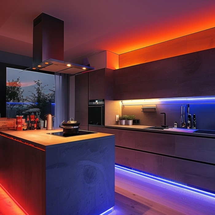 LED lentes komplekts Kobi PLAY 20m RGB IP20