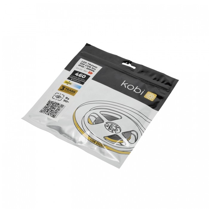 LED lente Kobi TRAMO 320 COB 5m 3000K IP20 (10W/m) | WATTpro