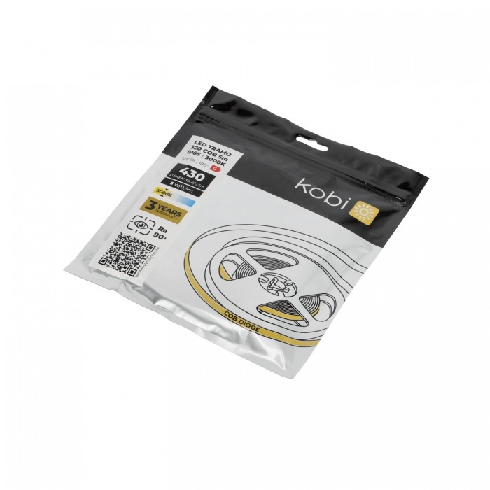LED lente Kobi TRAMO 320 COB 5m 3000K IP65 (10W/m) | WATTpro