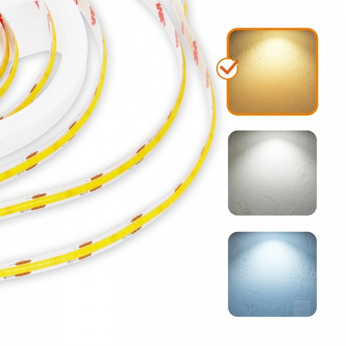LED lente Kobi TRAMO 320 COB 5m 3000K IP65 (10W/m) | WATTpro