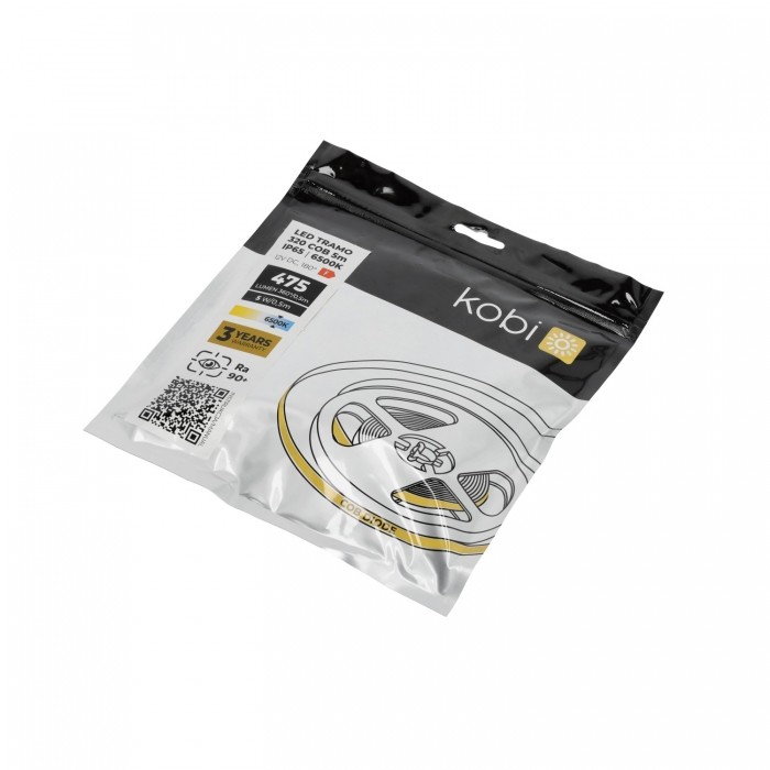 LED lente Kobi TRAMO 320 COB 5m 6500K IP65 (10W/m)