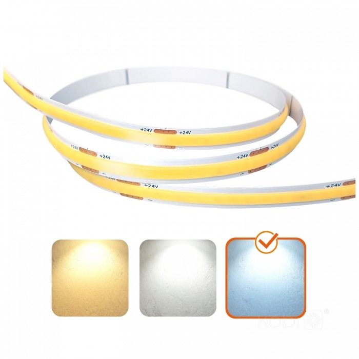 Kobi e TRAMO 320 COB 5m 6500K 24V IP20 (10W/m) LED strip