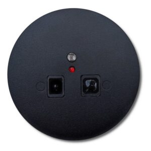 Motion sensor IdeaLED MS11, laser proximity, with twilight sensor, for digital strips, 5-24 V, black