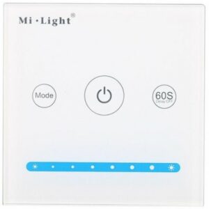 Wall panel IdeaLED P1, touch, glass, for MONO strips, 5 A/channel